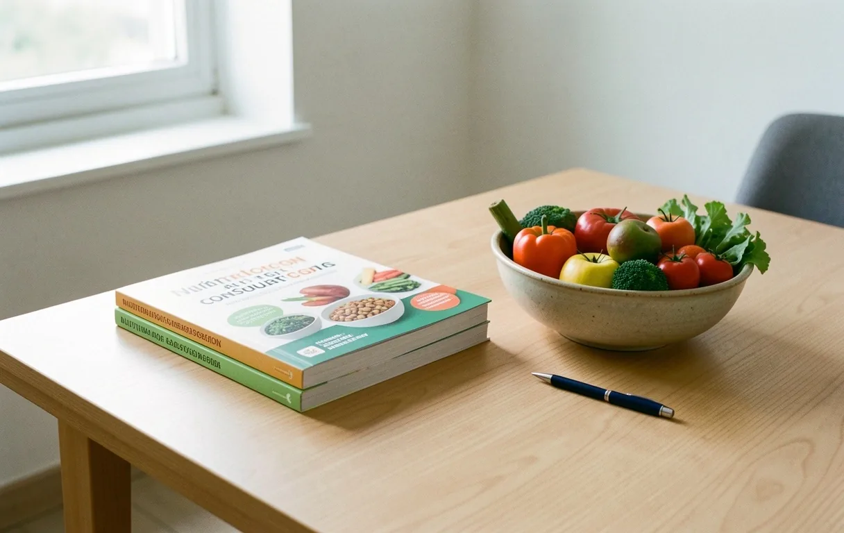 Nutritionist consultation workspace